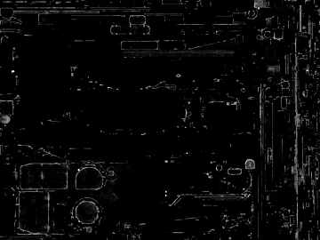 Black and white metallic scratch texture 3d model