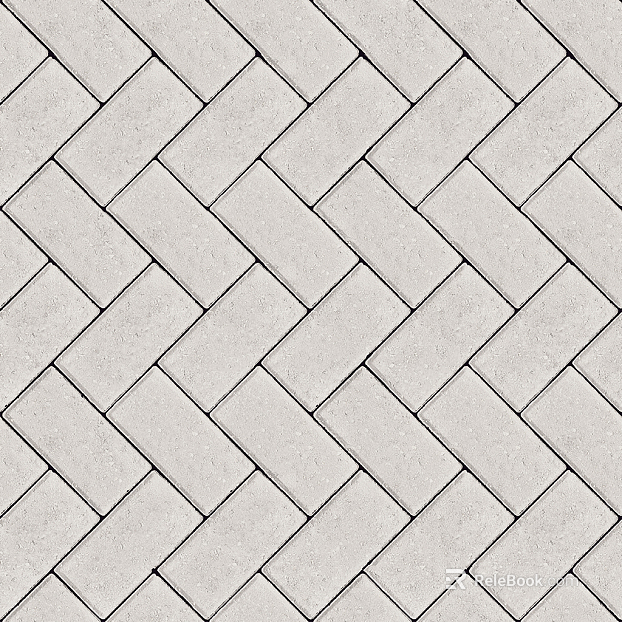 Herringbone pattern cement floor tile pavement road ground square paving texture