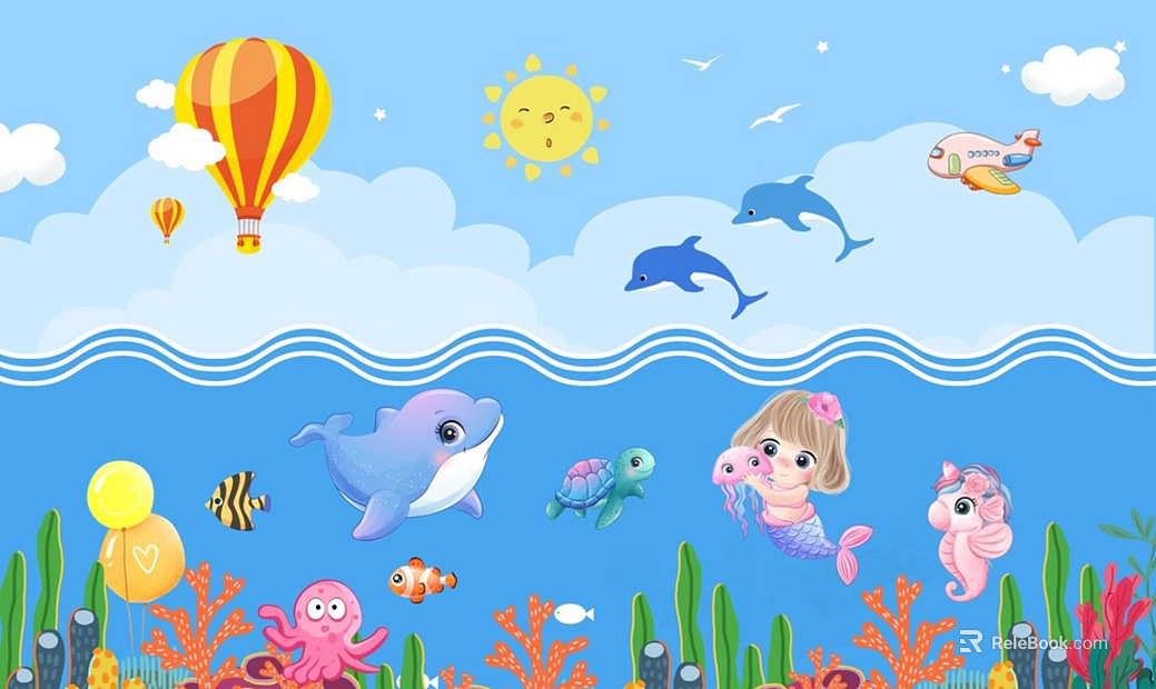 Children's Wallpaper texture