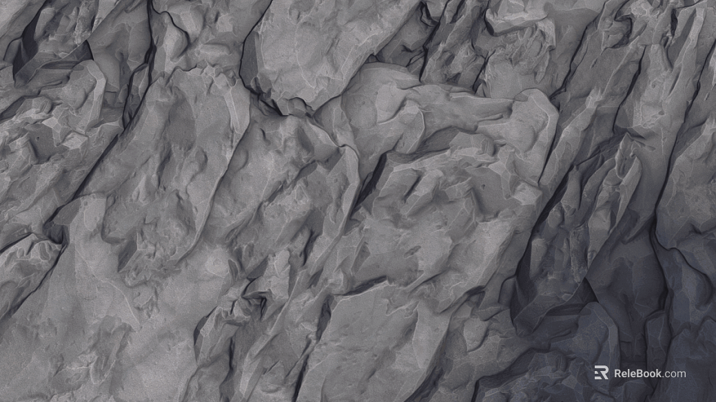 Gray rock wall decoration texture