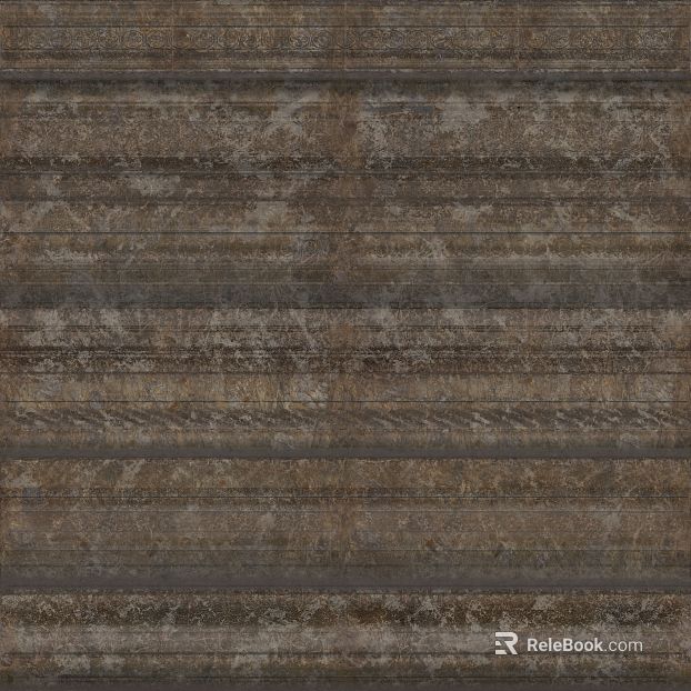Vintage gray brown straight pattern marble wall surface texture