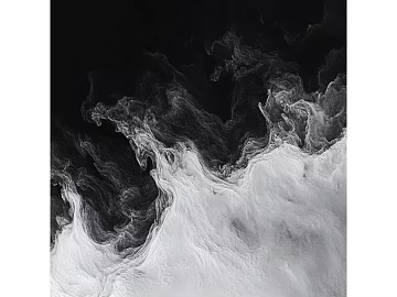 Black and white abstract water pattern decorative painting texture (ID:ffaeh267926)