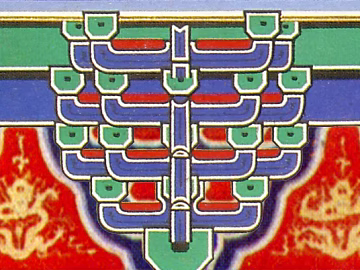 Wall Line Waist Line Chinese Classical Tibetan Architecture Painting texture (ID:ffagg88137)
