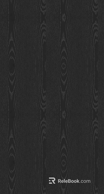 Black wood finish with mountain grain texture