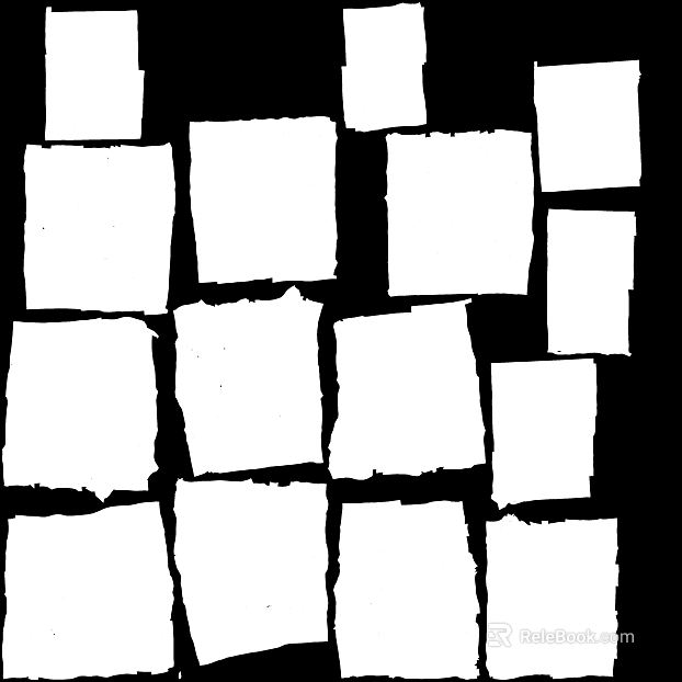 Black and White Bump Square Map texture