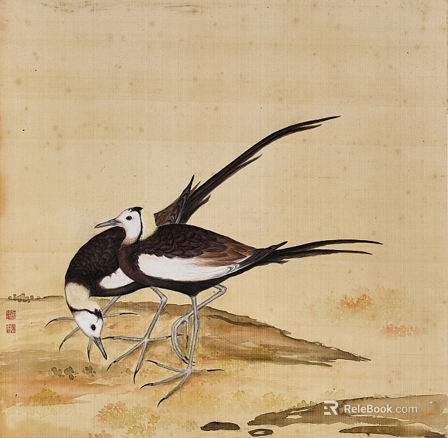 Modern New Chinese Animal Painting texture