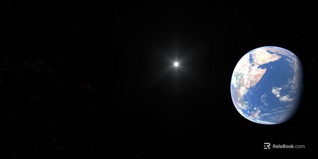 Earth outer space HDR texture