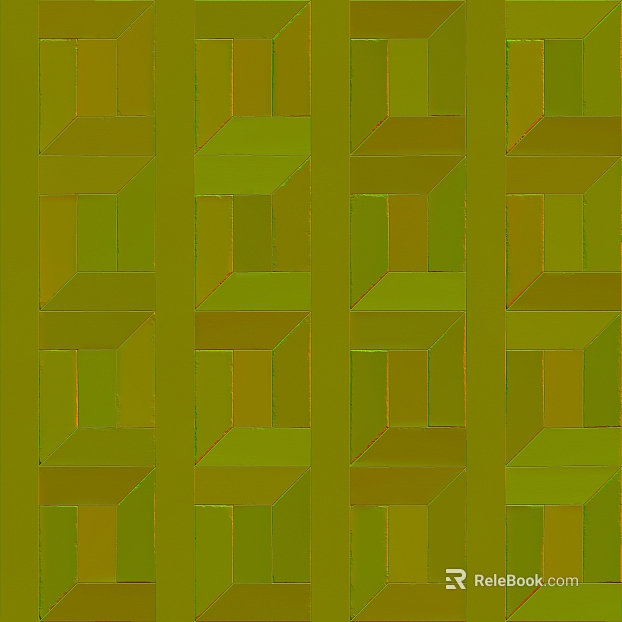 Yellow green geometric texture wallpaper wall decoration texture