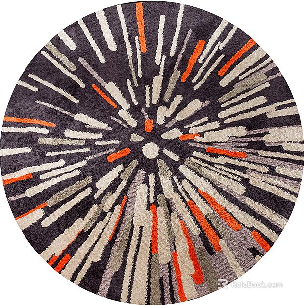 Round carpet texture