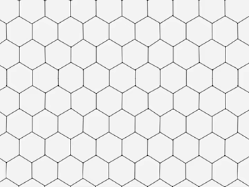 Hexagonal Brick Hexagonal Lattice Black and White texture (ID:ffabg19811)