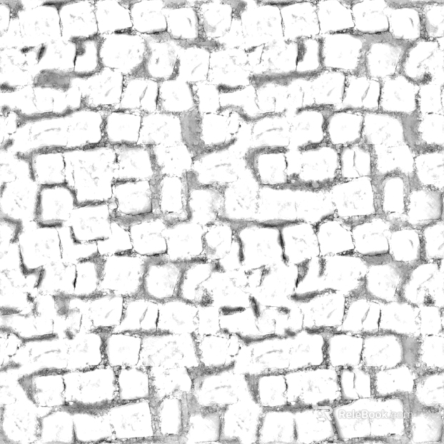 Ground black and white map texture