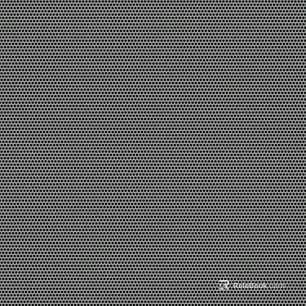 Perforated plate metal texture