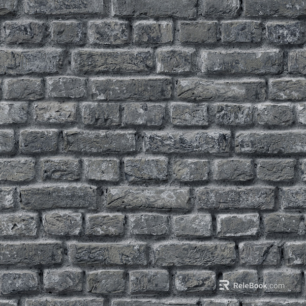 Brick wall exterior wall stone ash texture