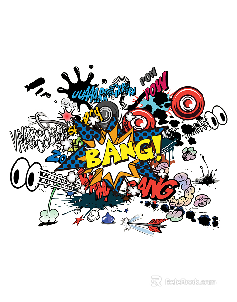 cartoon painting texture