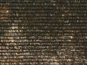 Dark Grey Old Wooden Tile Roof Building Materials texture (ID:ffaeh828426)