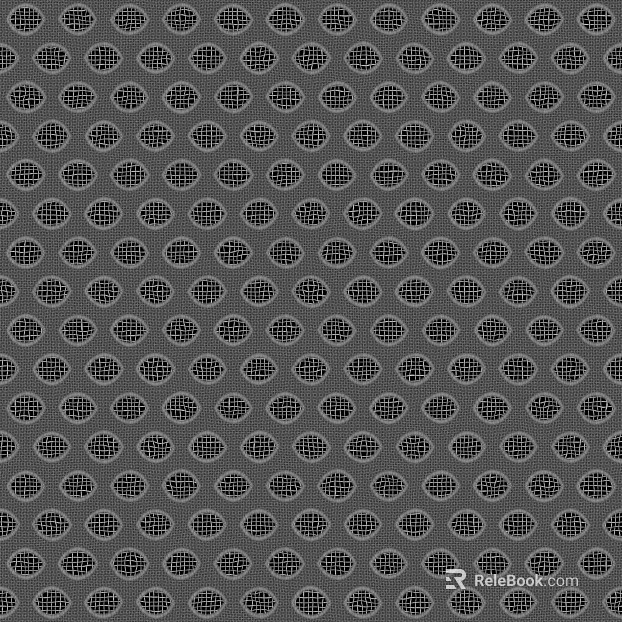 Printed Pattern Black Bump Mask texture