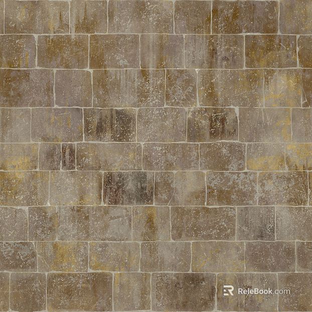 Retro brown gray lime stone wall tiles texture