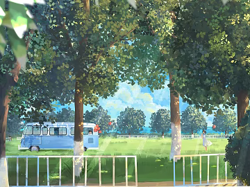 landscape painting texture (ID:ffaeg20670)