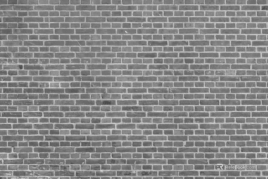 Black Sesame Staggered Brick for Brick Wall texture