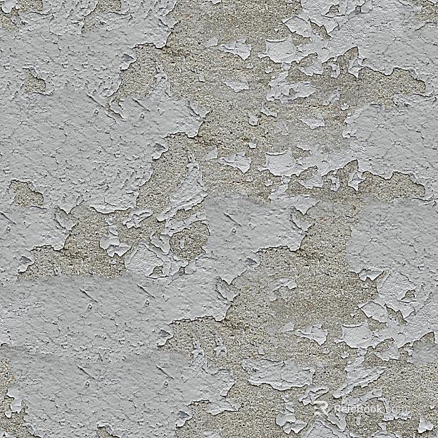 Cement old white paint seamless texture