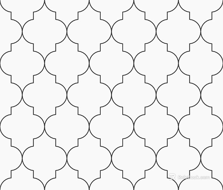 White geometric tiles kitchen and bathroom wall tiles texture