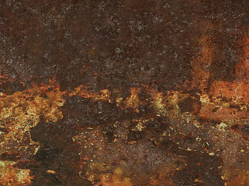 Orange brown distressed metal industrial finish 3d model