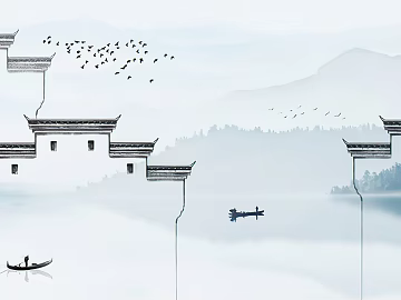 landscape painting 3d model