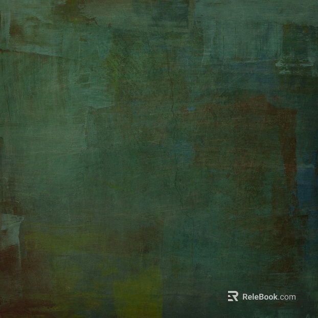 Green shabby wall paint texture