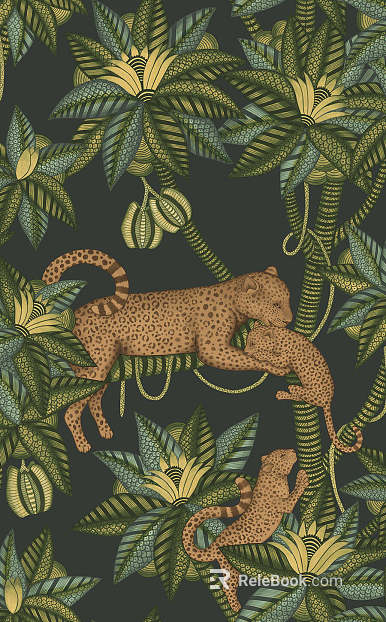 animal and plant pattern texture
