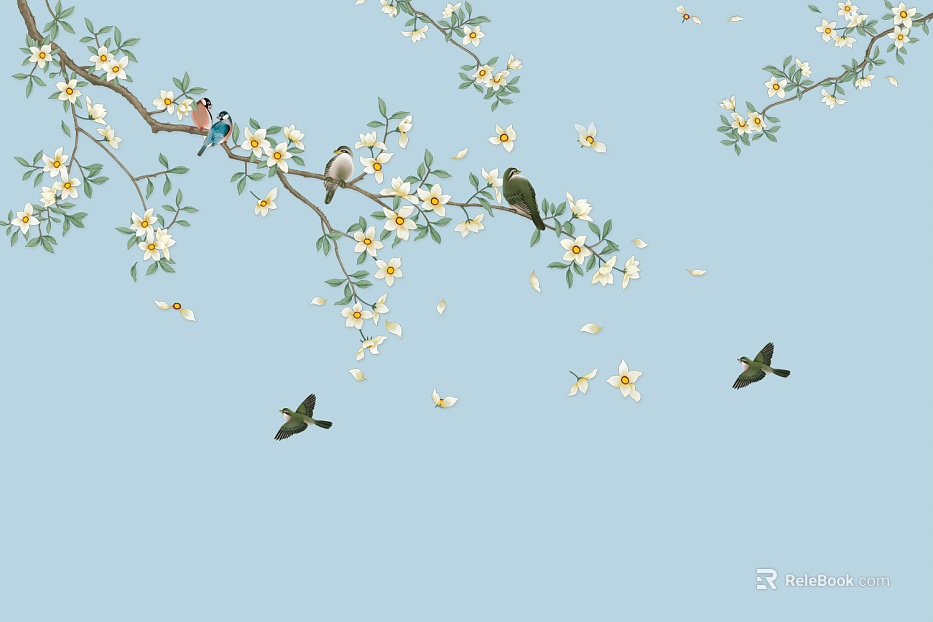animal and plant pattern texture