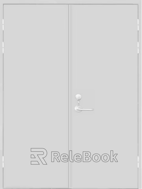 Metal door texture