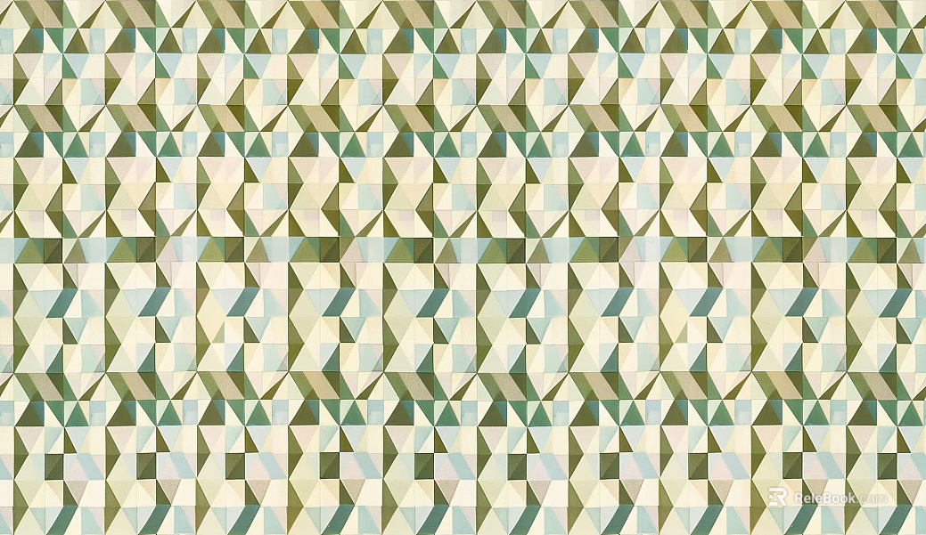 Green Geometric Wallpaper texture
