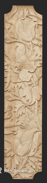 Wood Carved Wood Grain Metal Carved Plate texture