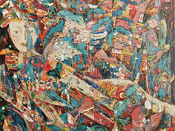 Color abstract figure decorative painting texture (ID:ffaeh190696)