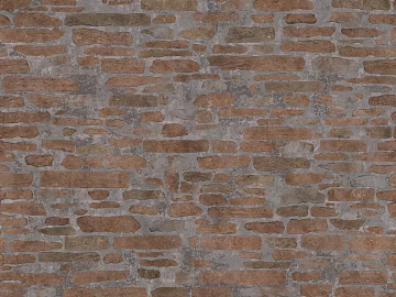 Brown gray brick wall building exterior wall finish texture (ID:ffaeh165346)