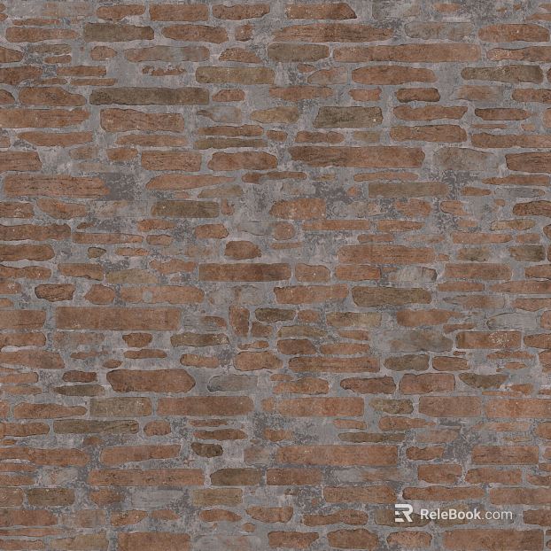 Brown gray brick wall building exterior wall finish texture