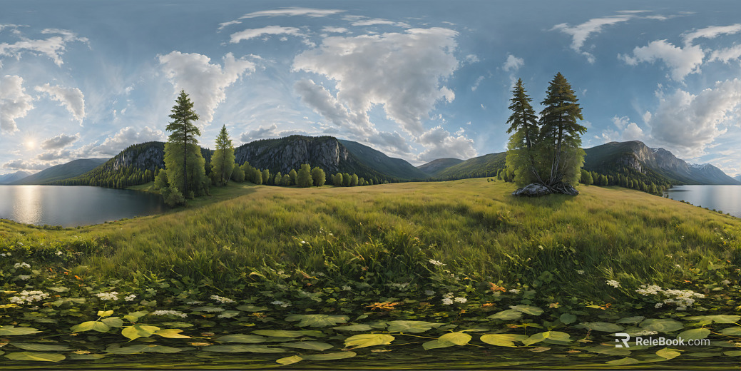 outdoor daytime grass landscape hdr texture