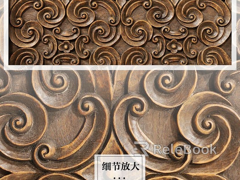 wood carving texture