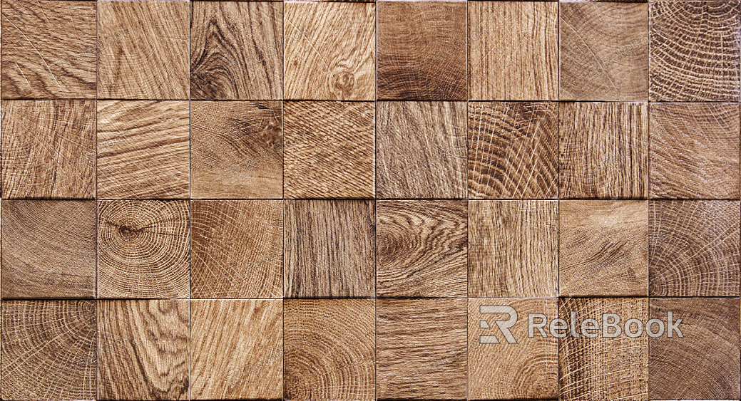 wood grain mosaic texture