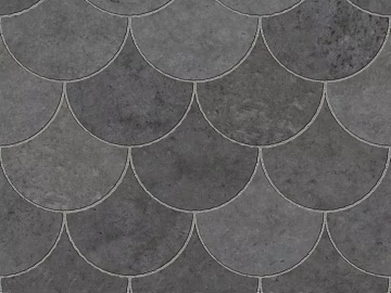 Feather brick fish scale floor texture (ID:ffach151268)