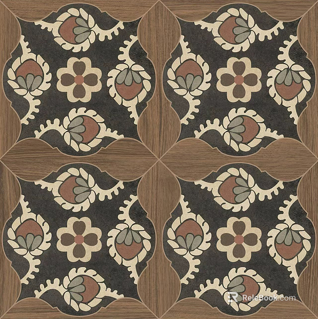 American retro parquet wood floor texture