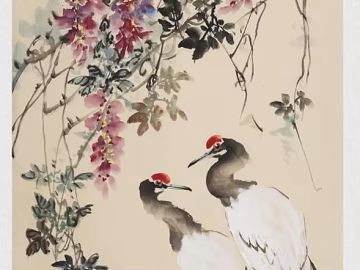 flower-and-bird painting texture (ID:ffaag58246)