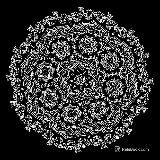 Black and white mask pattern texture pattern graphics carved graphics texture
