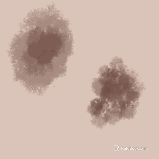 Tan Watercolor Ink Decorative Pattern texture