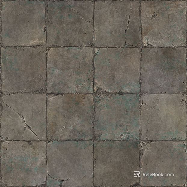 Gray blue do old cement brick kitchen and bathroom floor texture
