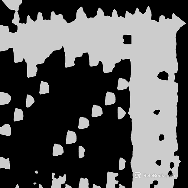 Black and white textured relief wall decor texture