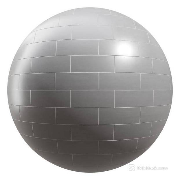 Wood grain brick PBR texture