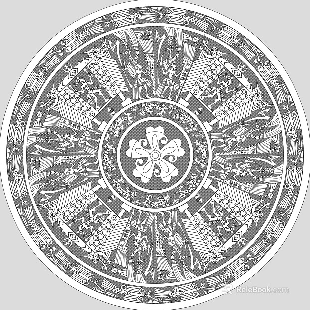 black and white painting texture