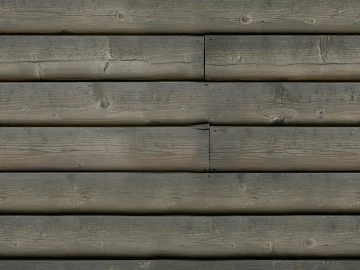 Dark gray old wooden board exterior wall panel 3d model