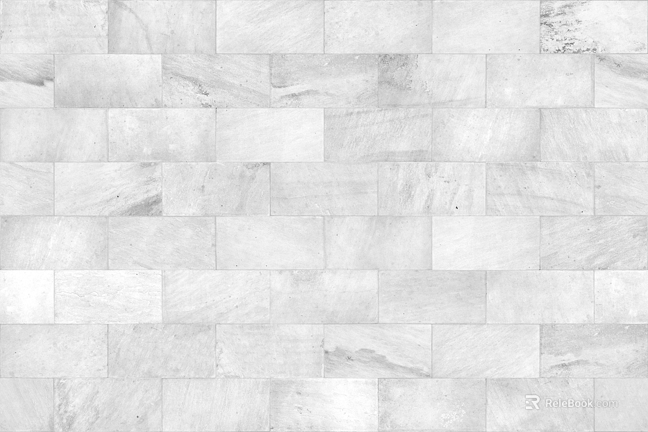 brick wall retro white tile texture